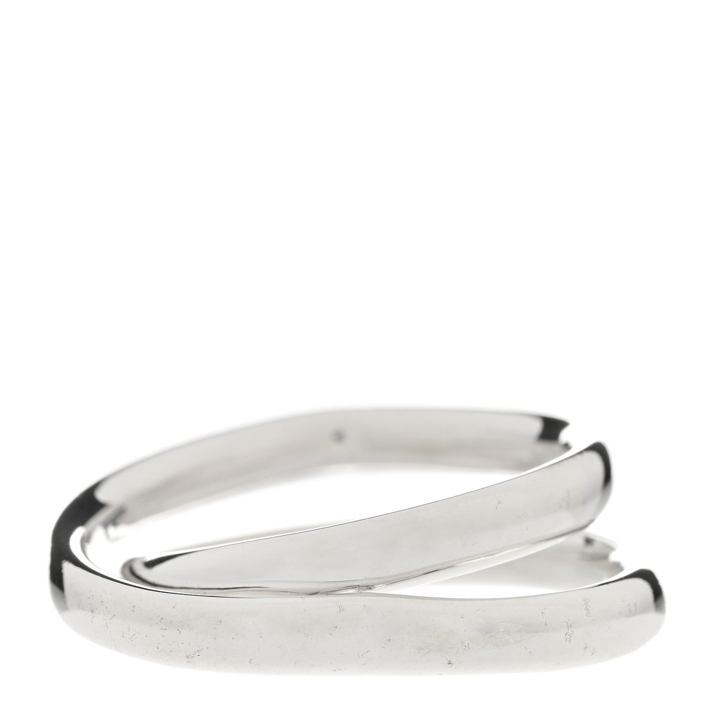 Sterling Silver MM Vertige Coeur Ring 54 6.75