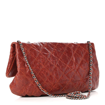 Chanel Caviar Quilted Medium Elastic Flap Bordeaux 2 of 9