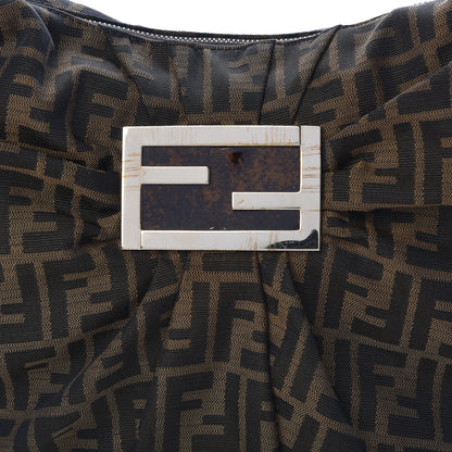 Fendi Zucca Patent Mia Hobo Tobacco 8 of 15