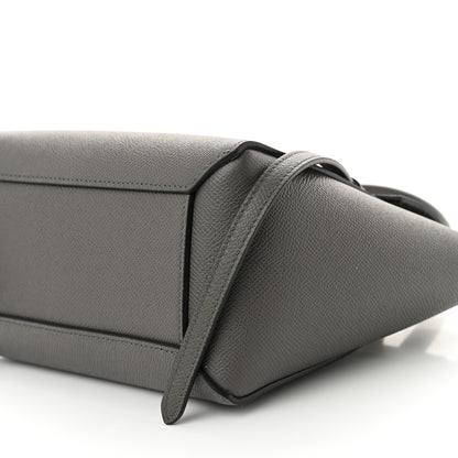 Celine Grained Calfskin Nano Belt Bag Grey 9 of 10