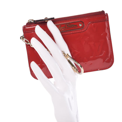 Louis Vuitton Vernis Key Pouch Cherry 2 of 11