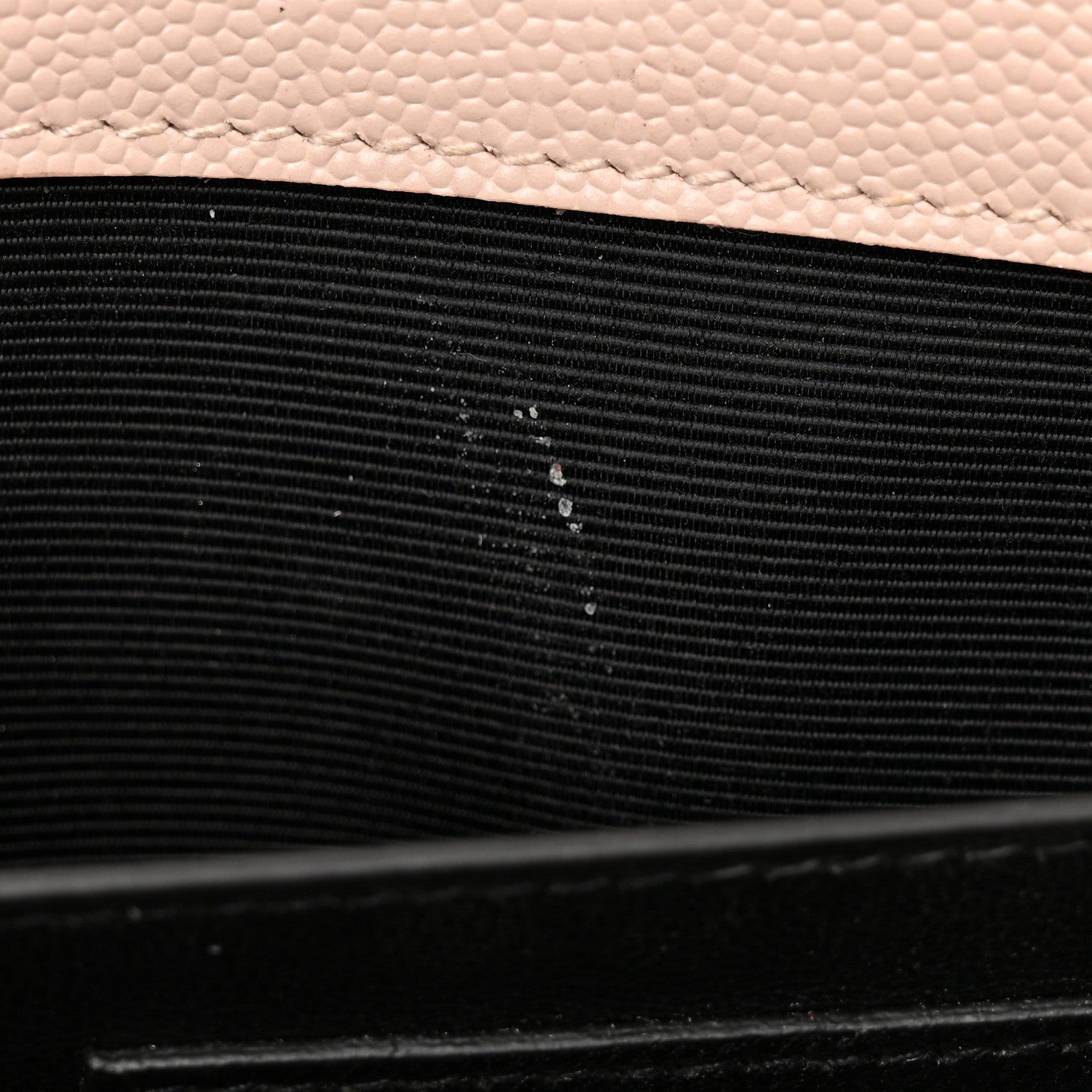 Saint Laurent Grain De Poudre Textured Mixed Matelasse Medium Triquilt Monogram Satchel Marble Pink 13 of 16
