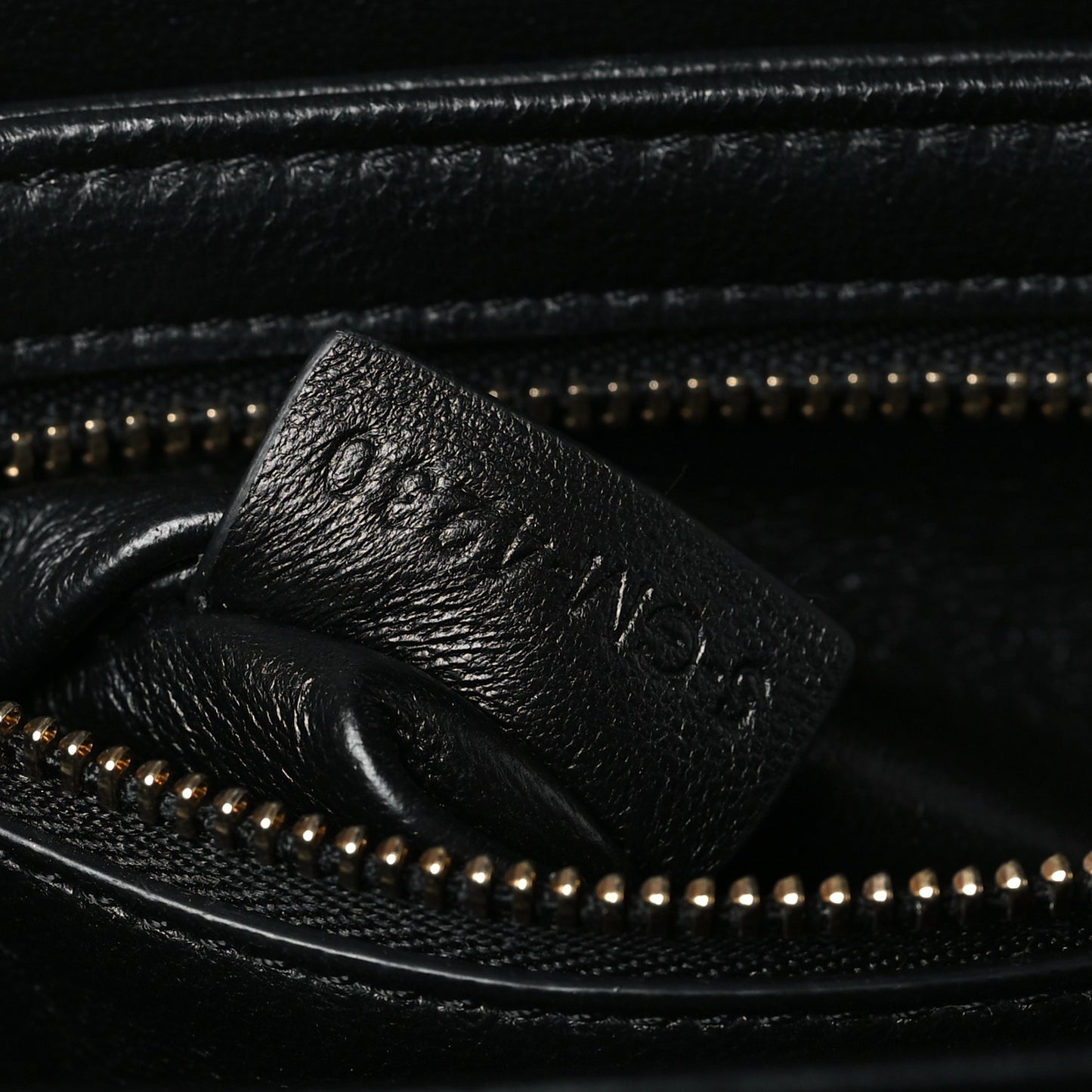 Shiny Calfskin Teen Triomphe Black
