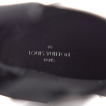 Louis Vuitton Patent Calfskin Monogram Fireball Ankle Boots 39 Black 7 of 10
