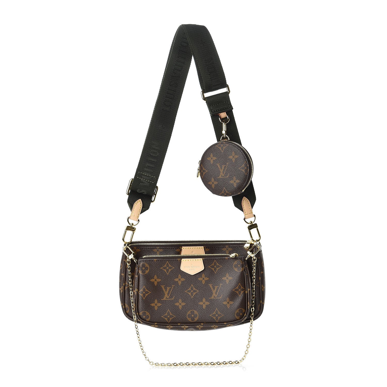 Louis Vuitton Monogram Multi Pochette Accessories Kaki 1 of 7