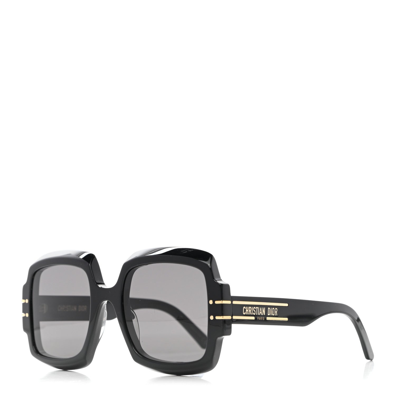 Christian Dior Acetate Diorsignature S1U Square Sunglasses Black 1 of 7