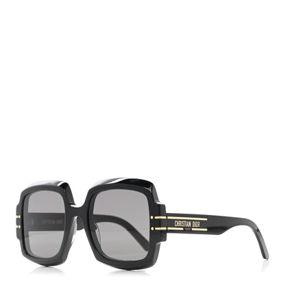 Christian Dior Acetate Diorsignature S1U Square Sunglasses Black 1 of 7
