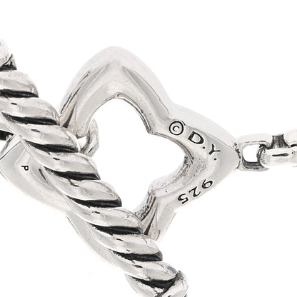 David Yurman Sterling Silver 25mm Quatrefoil Chain Necklace 4 of 4