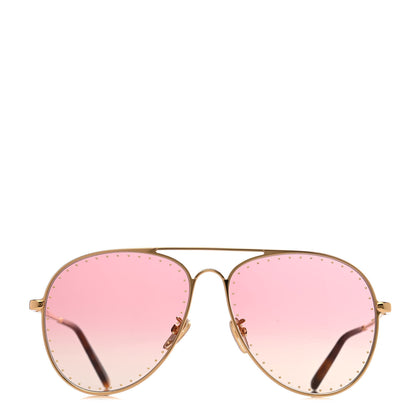 Louis Vuitton Metal LV Trunk Pilot Sunglasses Z1508U Pink 2 of 6