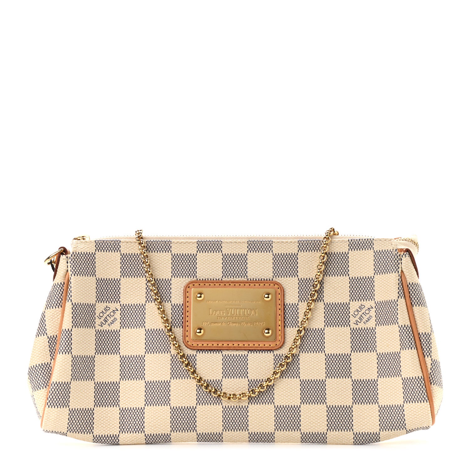 Louis Vuitton Damier Azur Eva Clutch 1 of 9