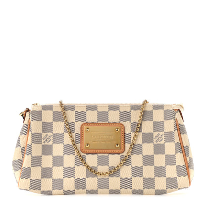 Louis Vuitton Damier Azur Eva Clutch 1 of 9