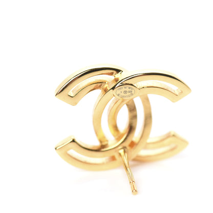 Chanel Metal Obazine CC Earrings Gold 4 of 5
