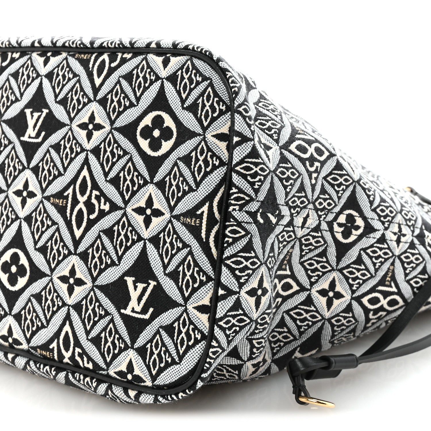 LOUIS VUITTON ブラック／ホワイト柄ノベルティバック Louis Vuitton Jacquard Since 1854 Neverfull MM Grey 1876313