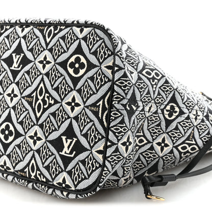 Louis Vuitton Jacquard Since 1854 Neverfull MM Grey 10 of 10