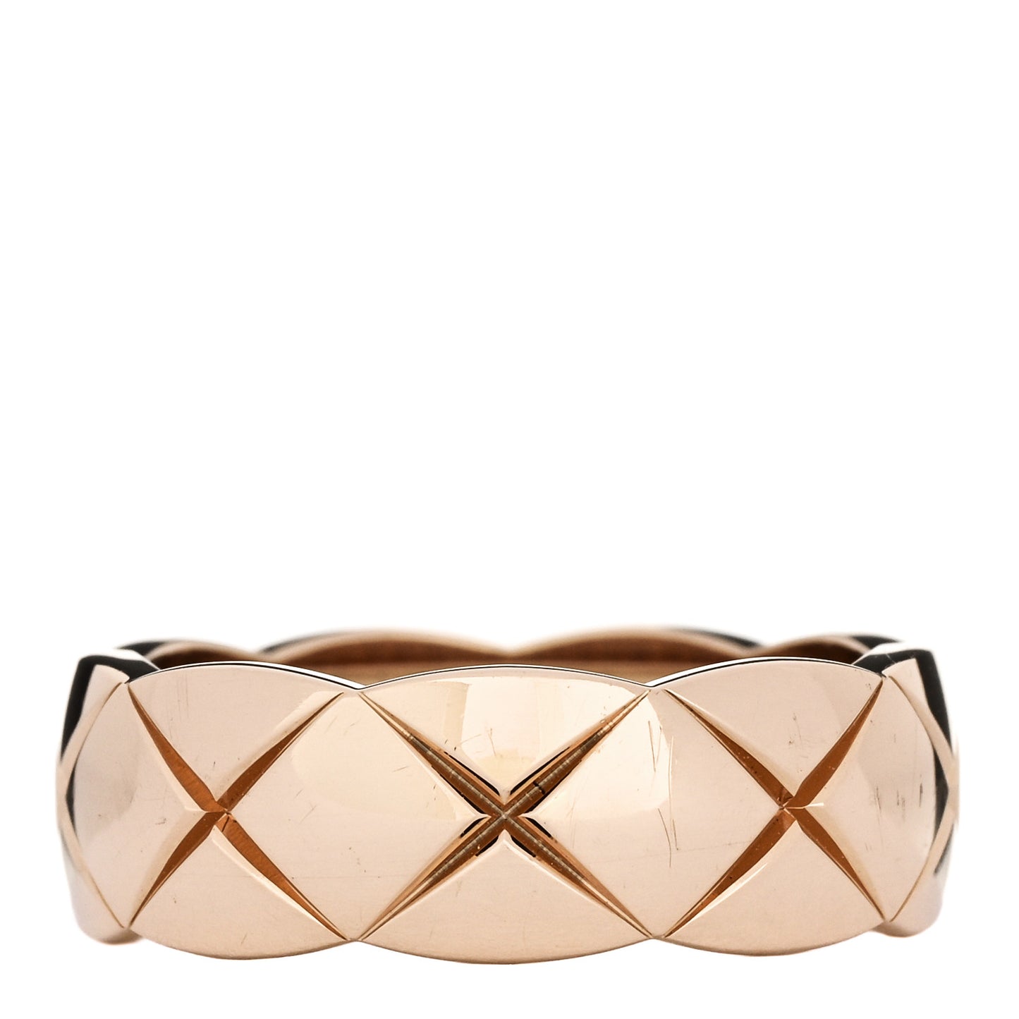 18K Beige Gold Small Coco Crush Ring 53 6.5