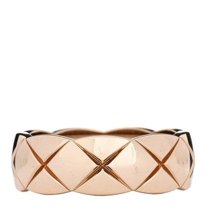 Chanel 18K Beige Gold Small Coco Crush Ring 53 6.5 1 of 6