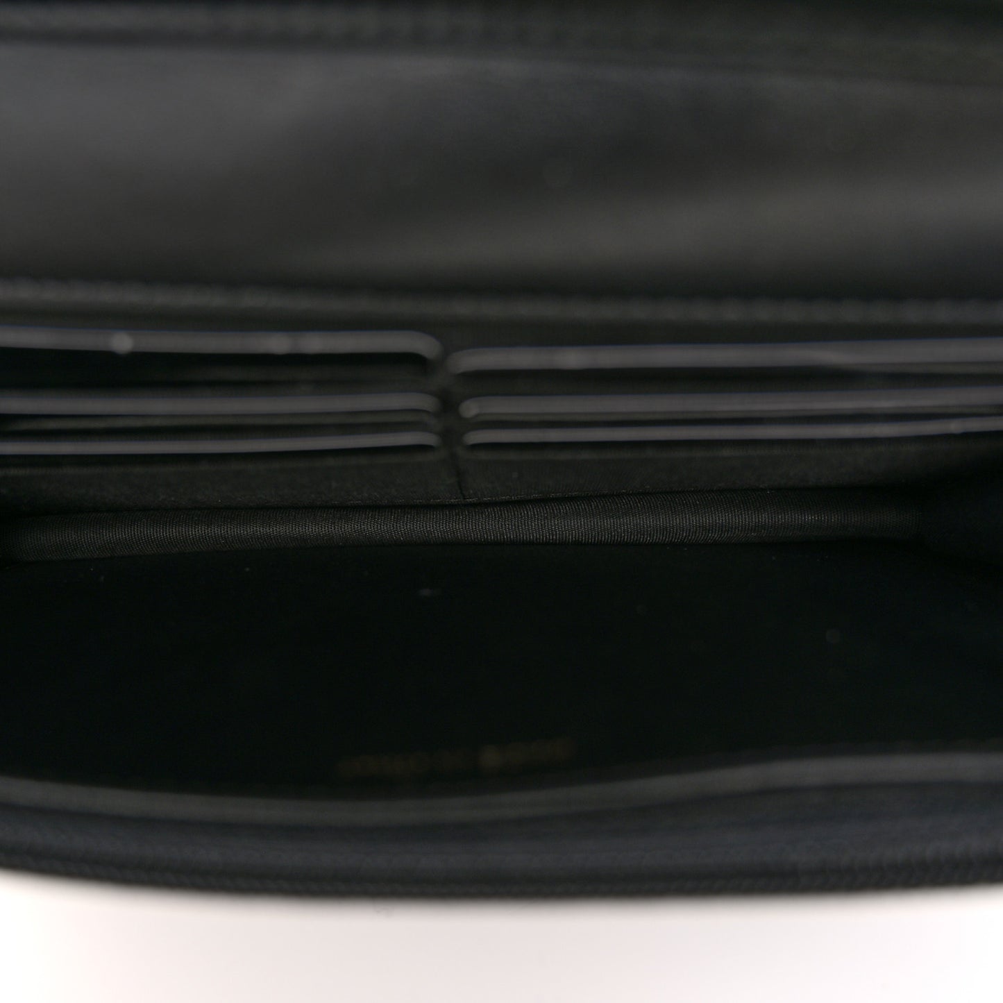 Caviar Quilted Boy Wallet On Chain WOC Black