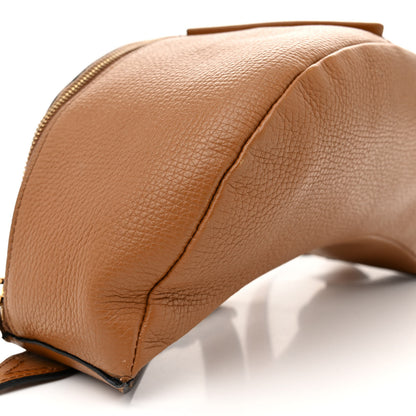 Versace Grained Calfskin Greca Belt Bag Brown 8 of 19