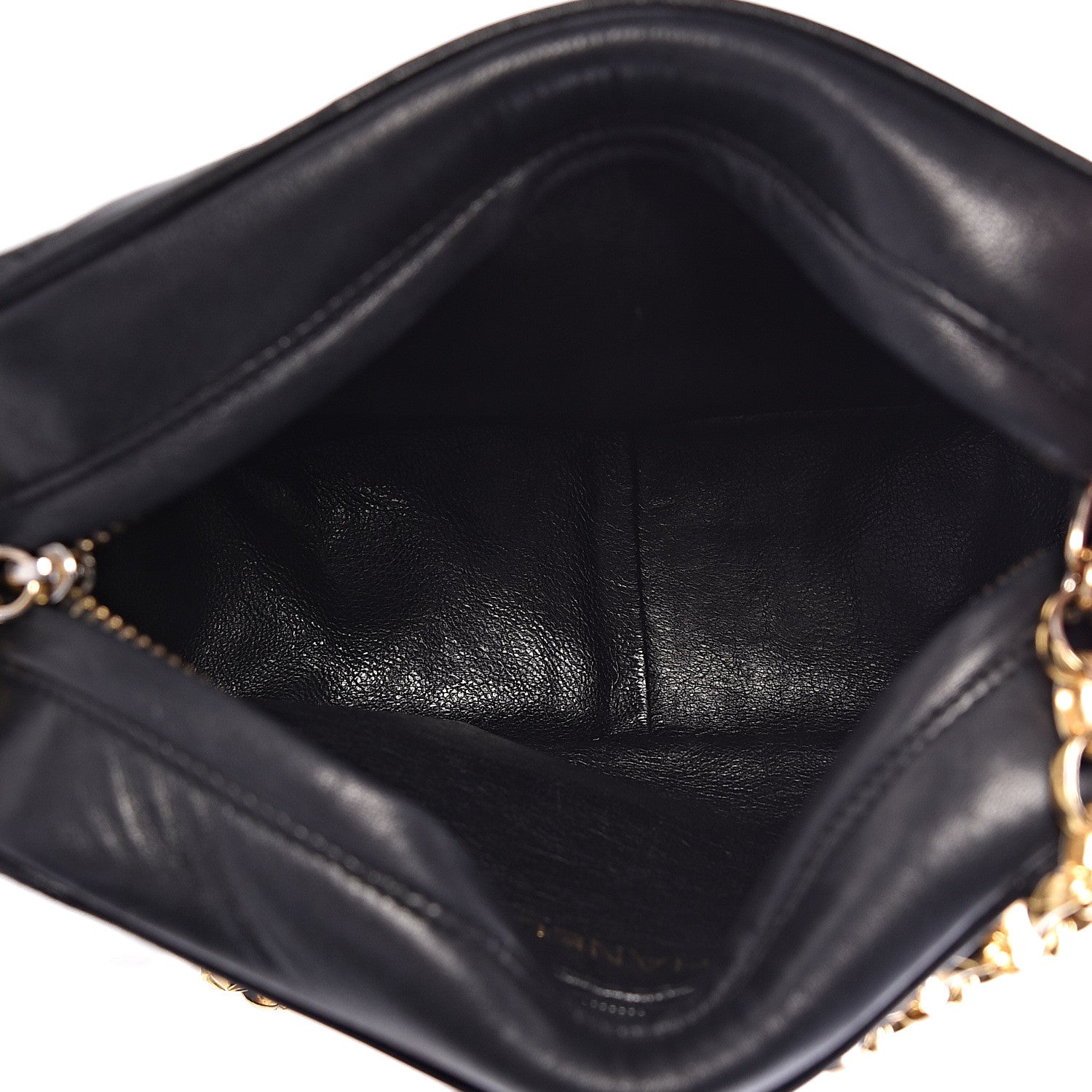 Chanel Lambskin Quilted Tassel Camera Case Black 5 of 10