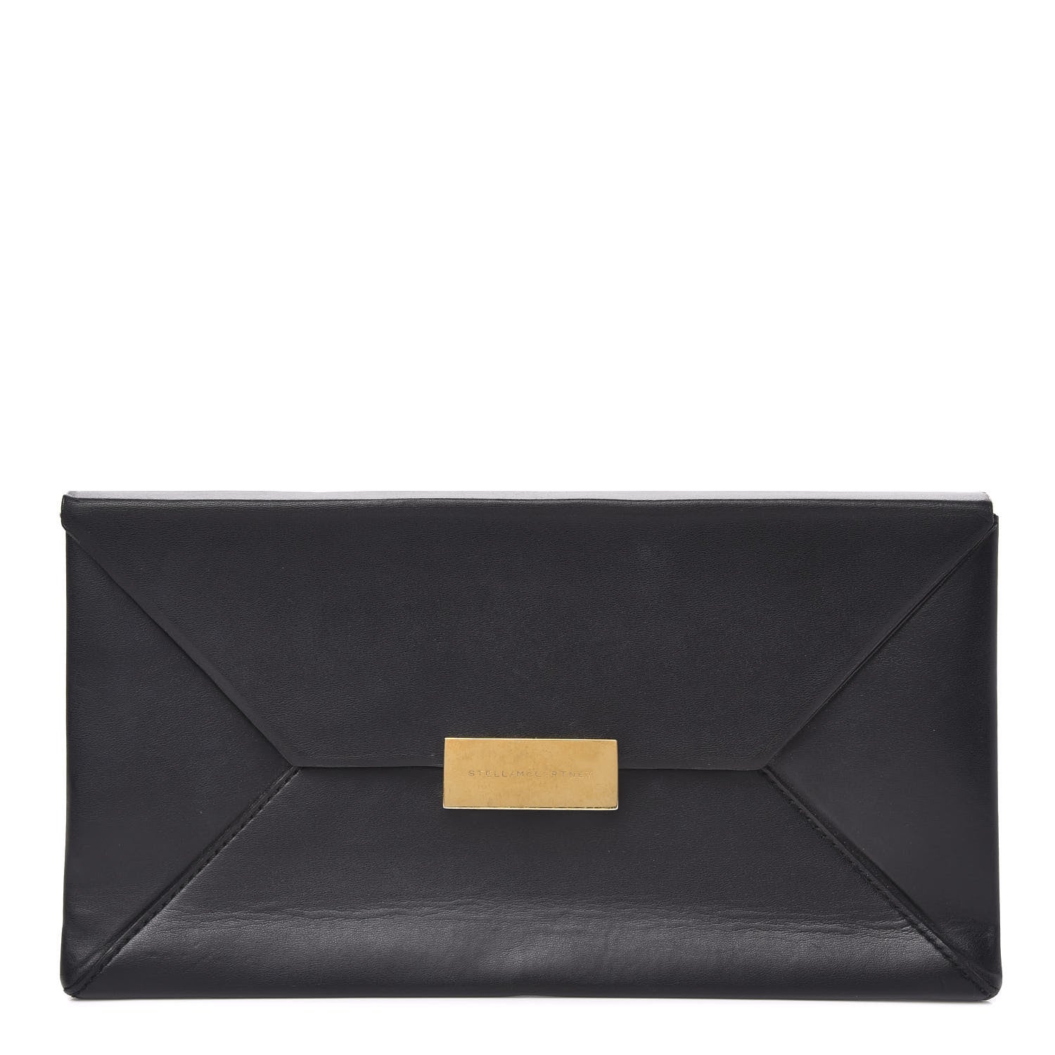 Stella McCartney Faux Napa Beckett Napa Clutch Black 1 of 10