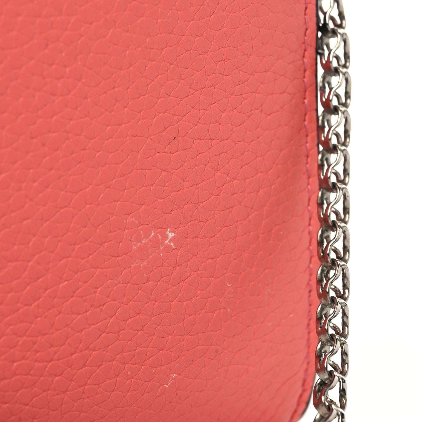 Calfskin Boudoir Chain Wallet Capucine