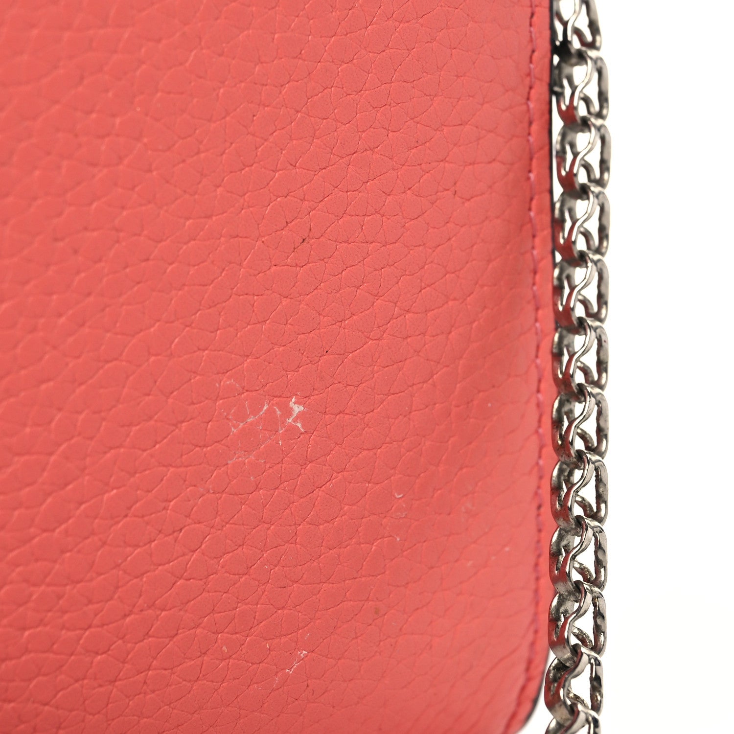 Christian Louboutin Calfskin Boudoir Chain Wallet Capucine 13 of 14