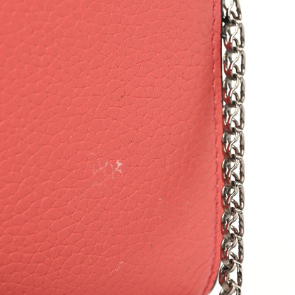 Christian Louboutin Calfskin Boudoir Chain Wallet Capucine 13 of 14