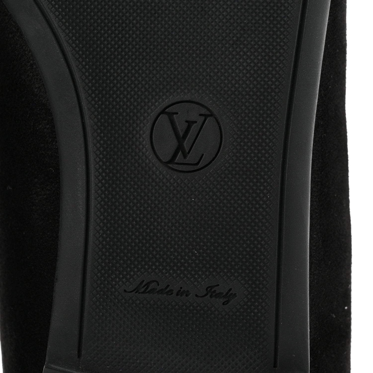 Louis Vuitton Suede Monogram Uniformes Ballet Flats 37 Black 8 of 8