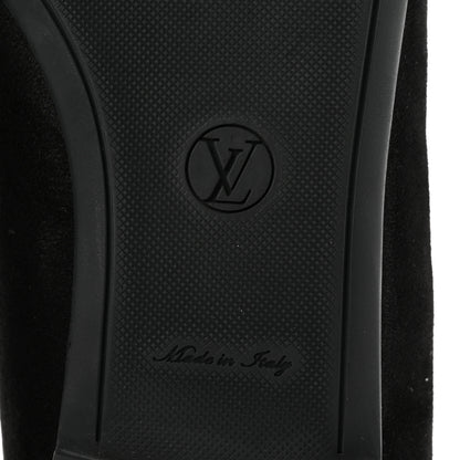 Louis Vuitton Suede Monogram Uniformes Ballet Flats 37 Black 8 of 8