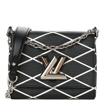 Louis Vuitton Epi Malletage Twist Shoulder Bag PM Black 1 of 9
