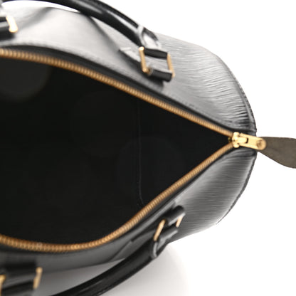 Louis Vuitton Epi Speedy 30 Black 5 of 13