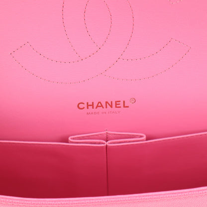 Chanel Caviar Quilted Jumbo Double Flap Pink 6 of 11
