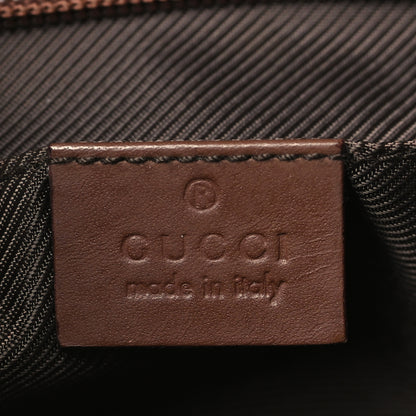 Gucci Monogram Flap Pocket Messenger Bag Beige Dark Brown 6 of 12