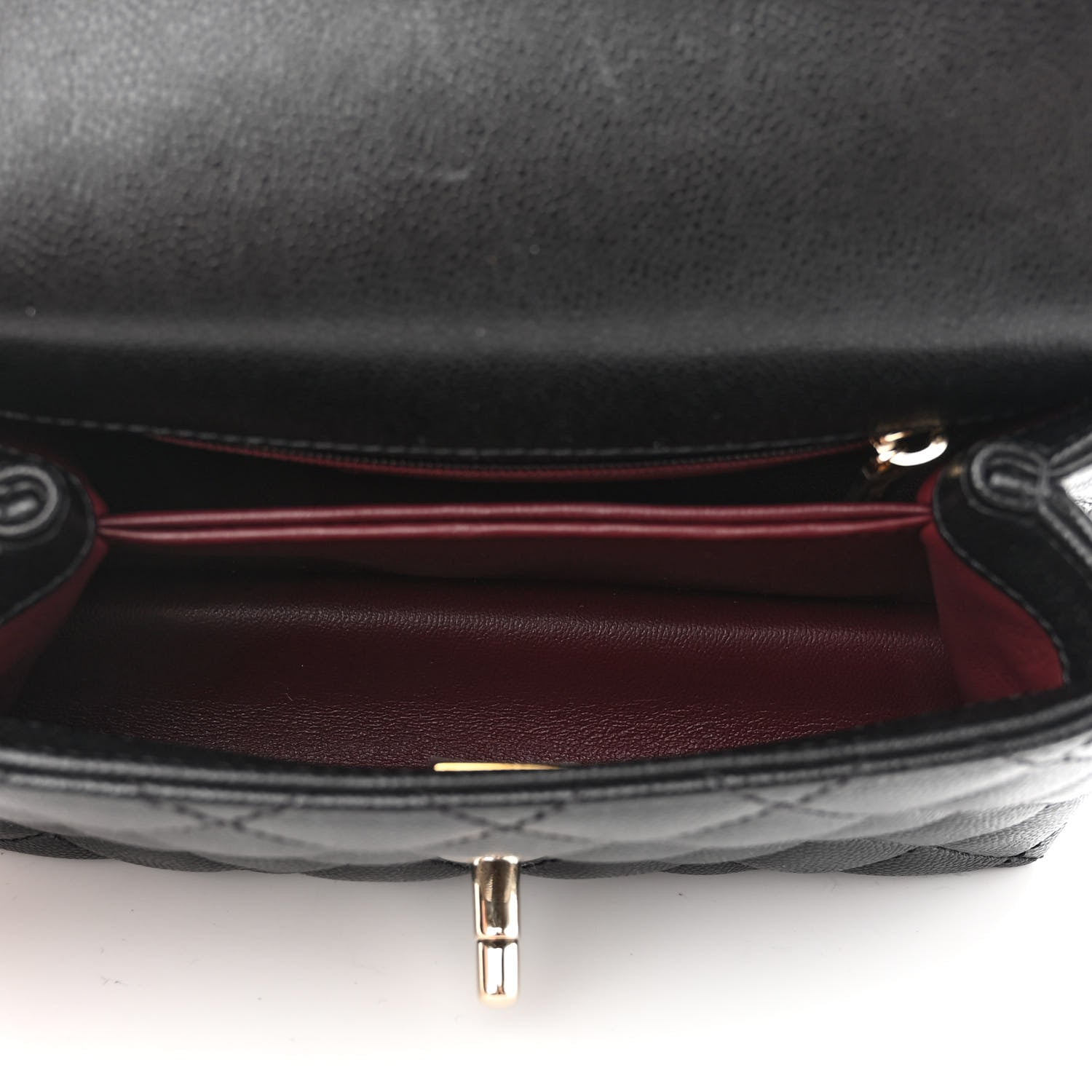 Chanel Caviar Quilted Extra Mini Coco Handle Flap Black 5 of 10