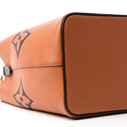 Louis Vuitton Empreinte Monogram Giant Crafty Neonoe MM Caramel Black 6 of 11