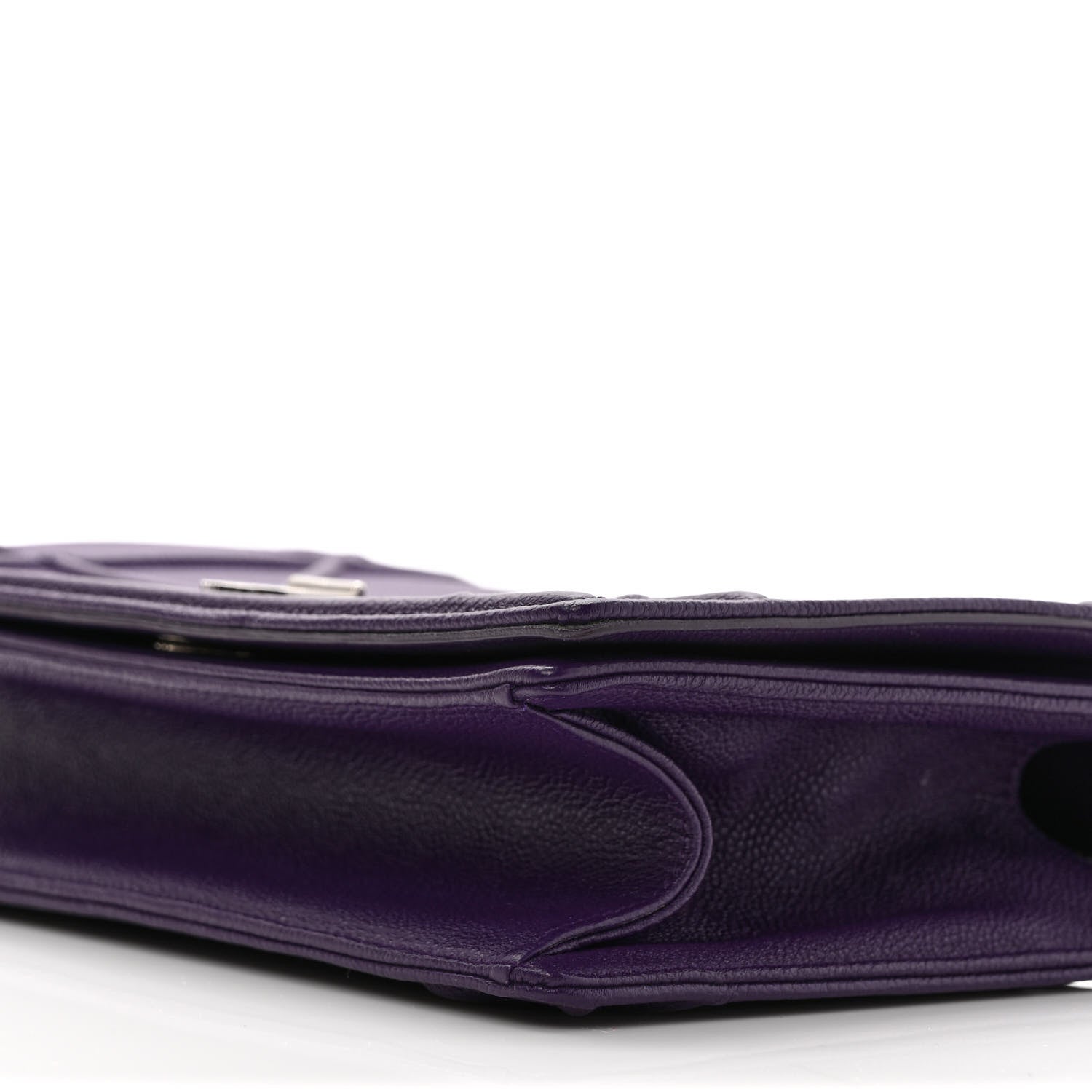 Christian Dior Grained Calfskin Medium Diorama Flap Bag Purple 10 of 10