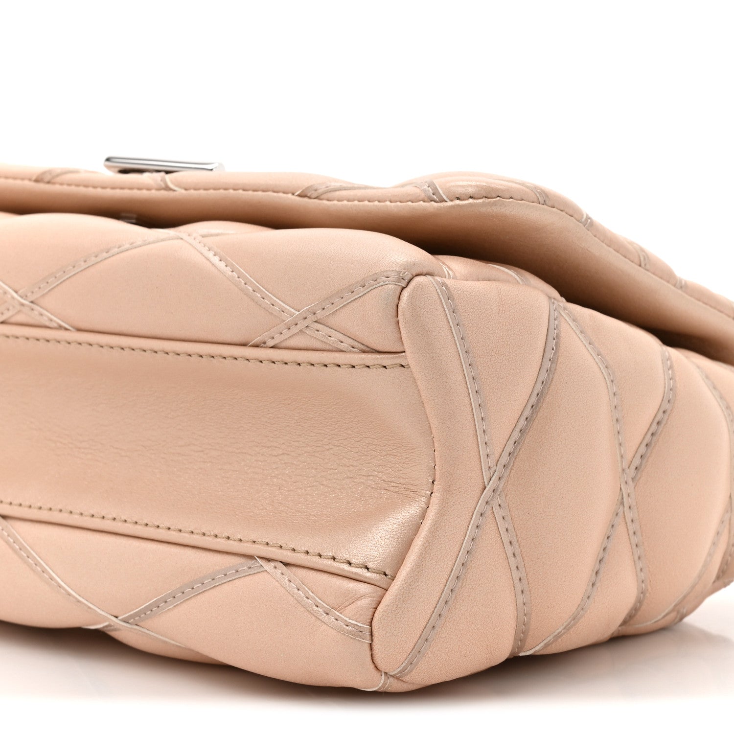 Louis Vuitton Lambskin Malletage GO-14 PM Champagne 9 of 11