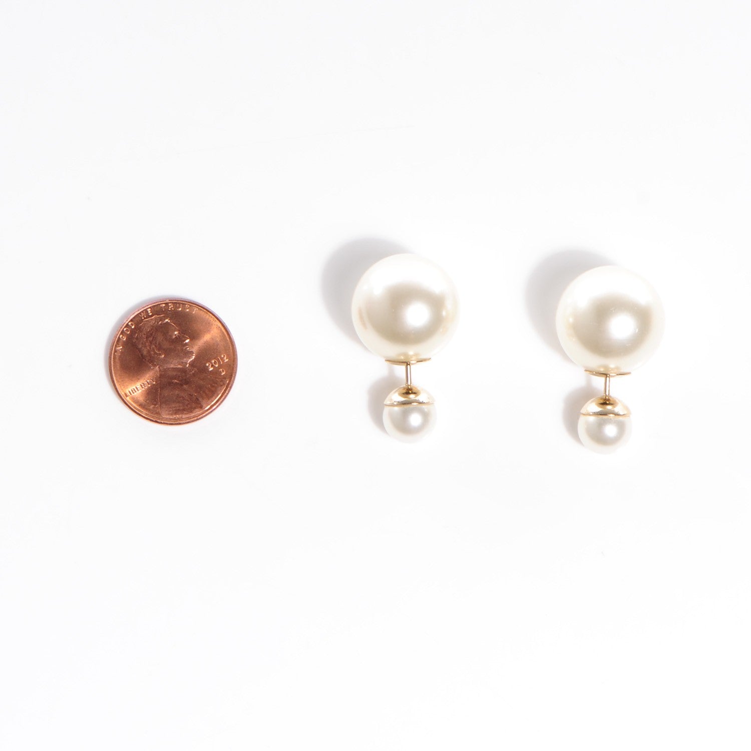 Christian Dior Pearl Mise En Dior Tribal Earrings 2 of 7