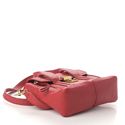 3.1 Phillip Lim Textured Calfskin Mini Pashli Satchel Red 4 of 12