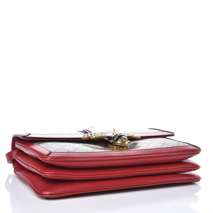 Gucci GG Supreme Monogram Medium Queen Margaret Shoulder Bag Red 4 of 11