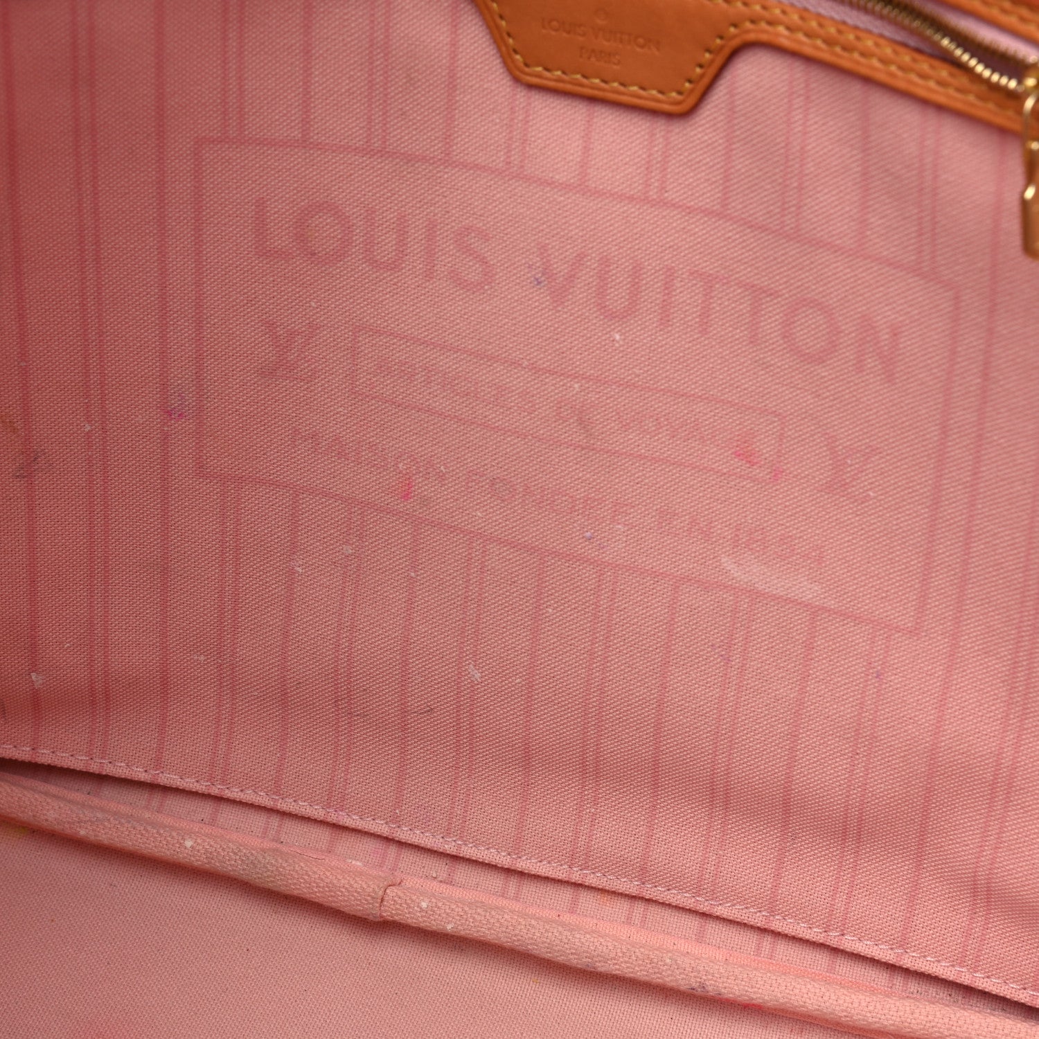 Louis Vuitton Damier Azur Neo Neverfull MM Rose Ballerine 7 of 16
