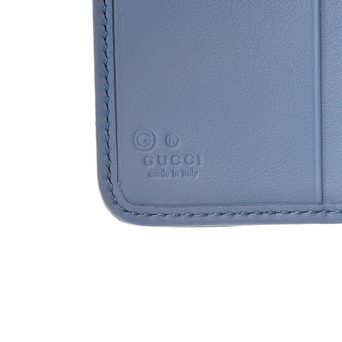 Microguccissima Compact Wallet Mineral Blue