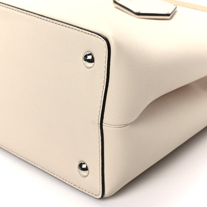 Fendi Vitello Dolce Century Petite 2Jours Tote Camelia Ghiaccio 4 of 8