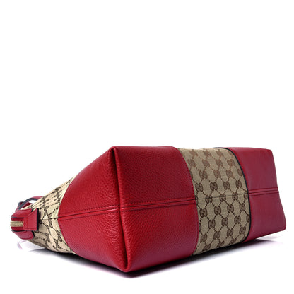 Gucci Monogram Medium Bree Shoulder Bag Red 3 of 4