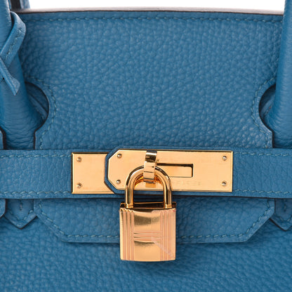 Hermes Togo Birkin 30 Bleu De Galice 37 of 43