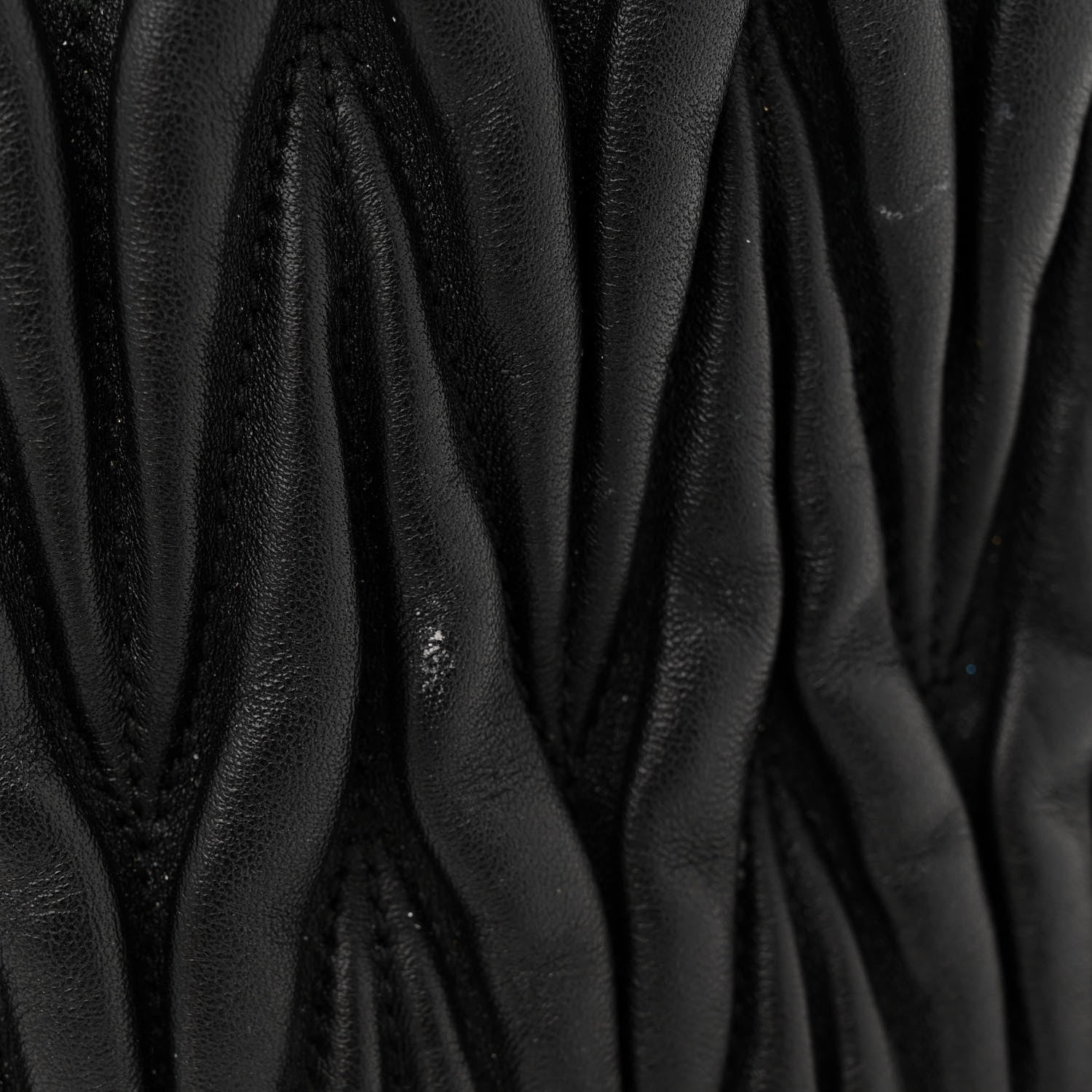 Miu Miu Nappa Matelasse Small Bucket Bag Black 11 of 12