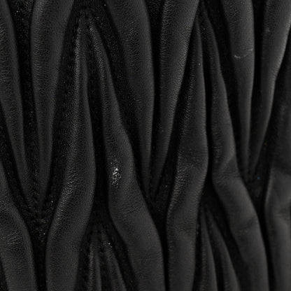 Miu Miu Nappa Matelasse Small Bucket Bag Black 11 of 12