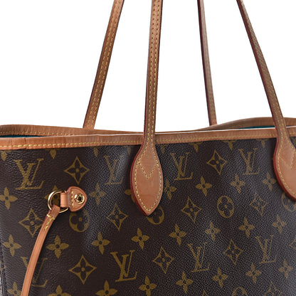 Louis Vuitton Monogram V Neverfull MM Turquoise 14 of 15