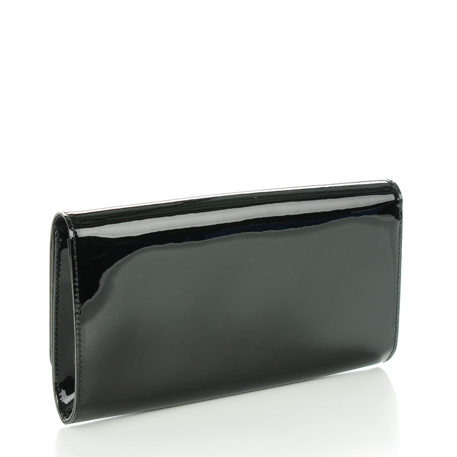 Louis Vuitton Patent Neo Sobe Louise EW Clutch Black 3 of 7