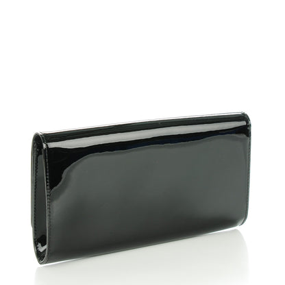 Louis Vuitton Patent Neo Sobe Louise EW Clutch Black 3 of 7